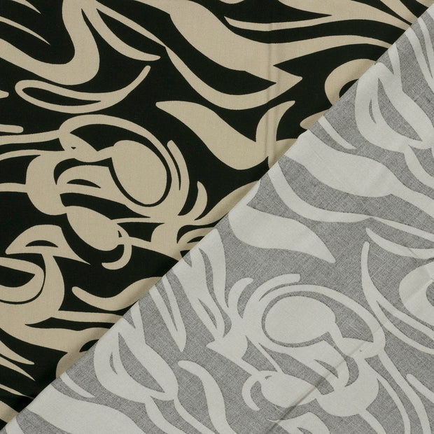 Viscosa Twill tela Abstracto estampado 