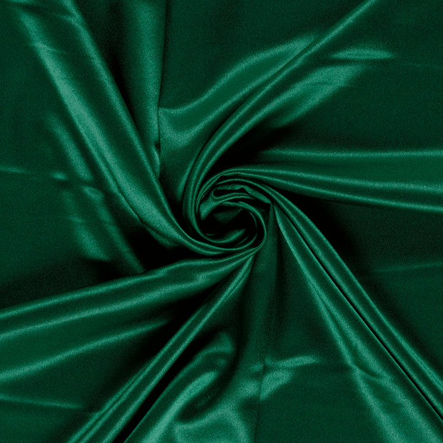 Satin Velvet tissu Vert foncé peint 