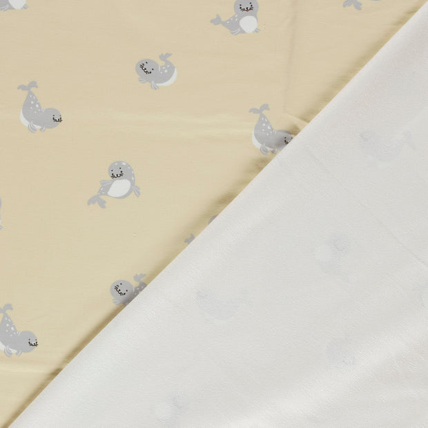 French Terry fabric Animals printed 