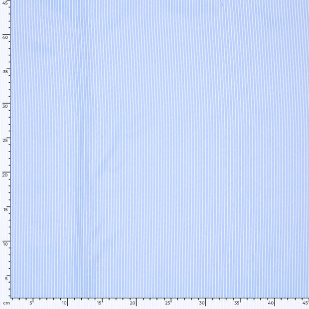 Woven Polyester fabric Stripes Indigo