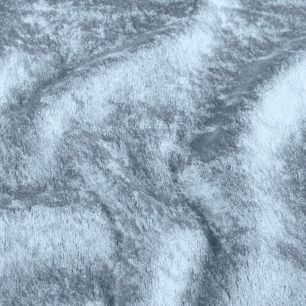 Velours tissu Unicolore Bleu clair