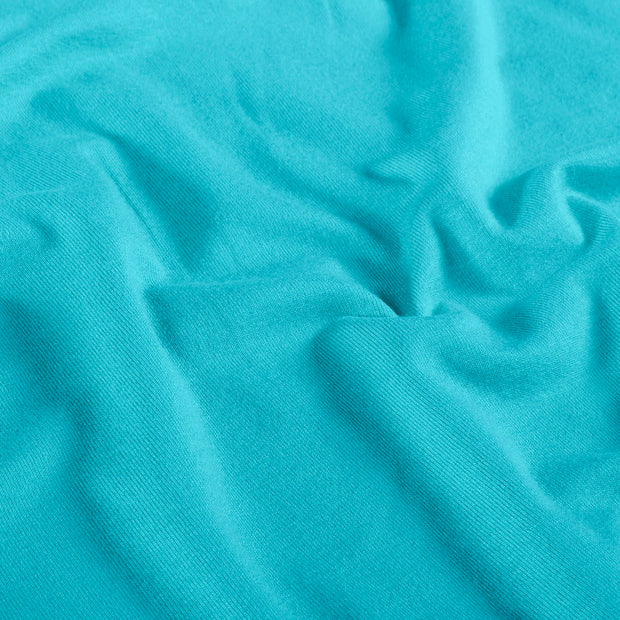 Viscosa Jersey tela Unicolor Azul bebé