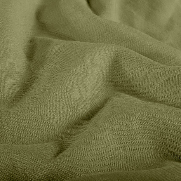 Leinen fabrik Uni Olivgrün