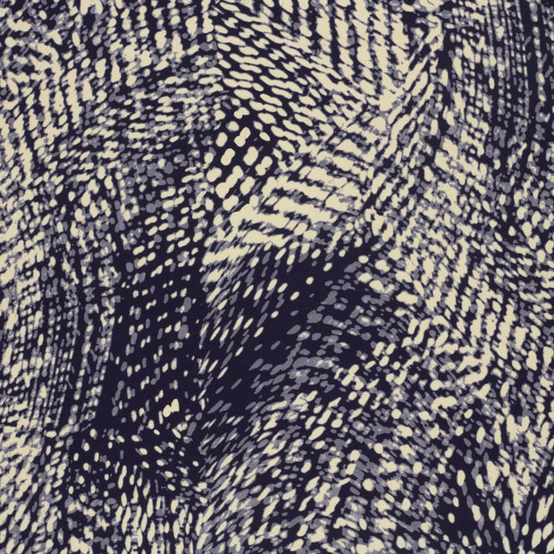 Viscose Vortex Jersey fabric Navy matte 