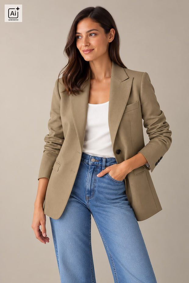Workwear Twill fabric Unicolour Beige