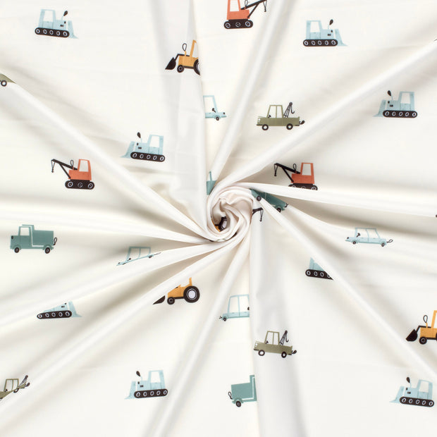 Swimwear Jersey UPF50 Recycled fabric Off White digital printed 