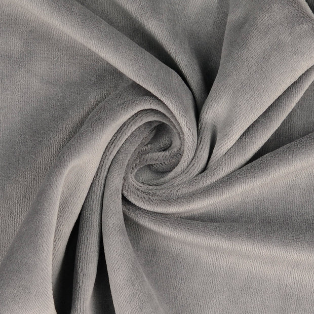 Velours tissu Gris 