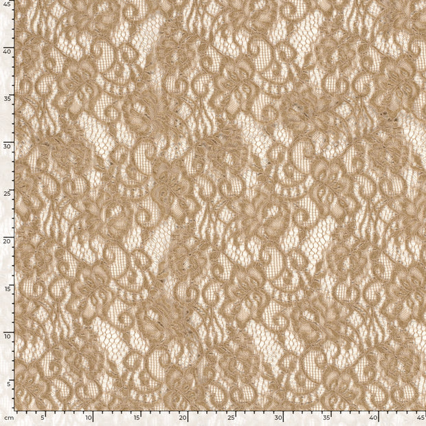 Chenille fabric Unicolour Camel