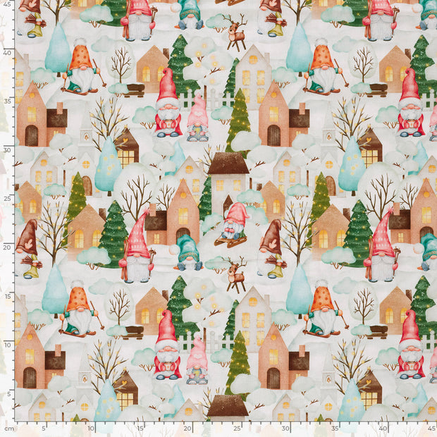 Panama tissu flocons de neige Blanc optique