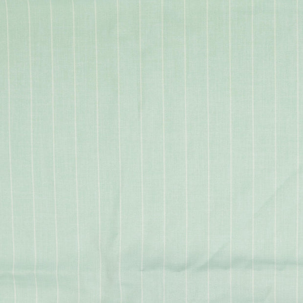 Woven Polyester tela Rayas Menta