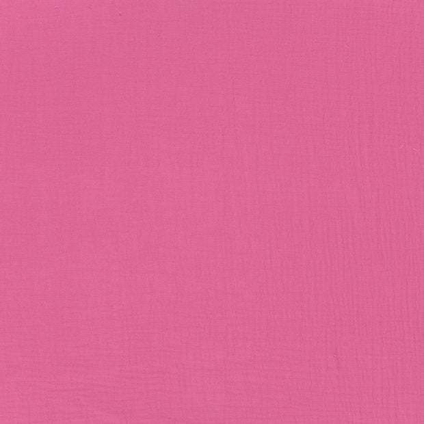 Mousseline stof Fuchsia mat 
