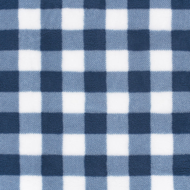 Sherpa Fleece fabric Navy matte 