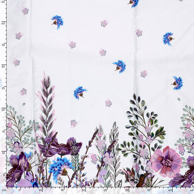 Cotton Satin fabric Flowers 