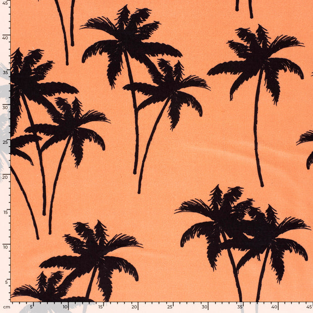  tissu Palmier Coral