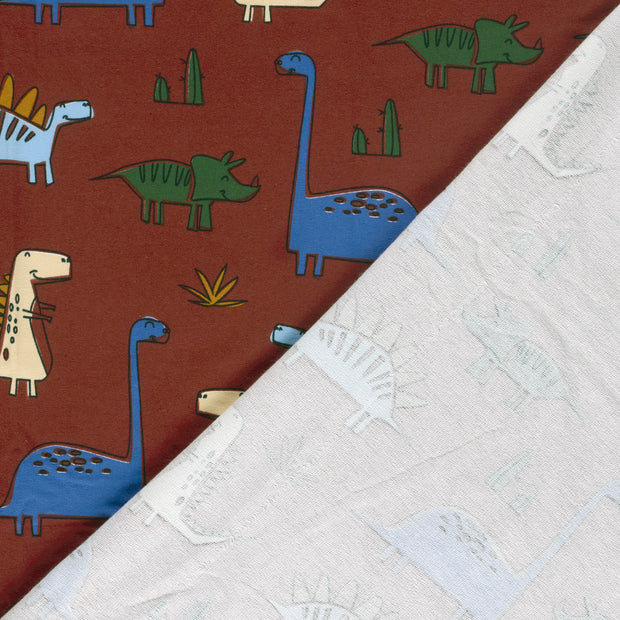 French Terry fabric Animals digital printed 