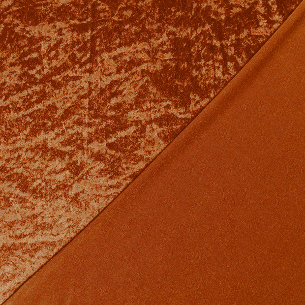 Velours fabric Unicolour crushed 
