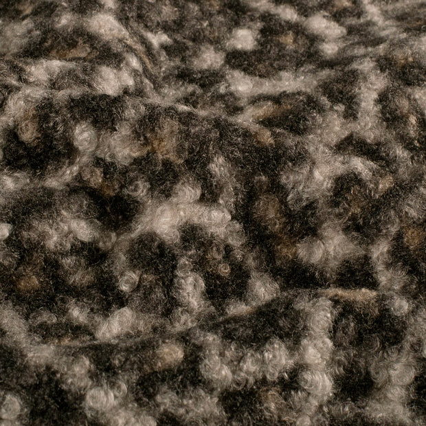 Bouclé fabrik Tiere Taupe Grau