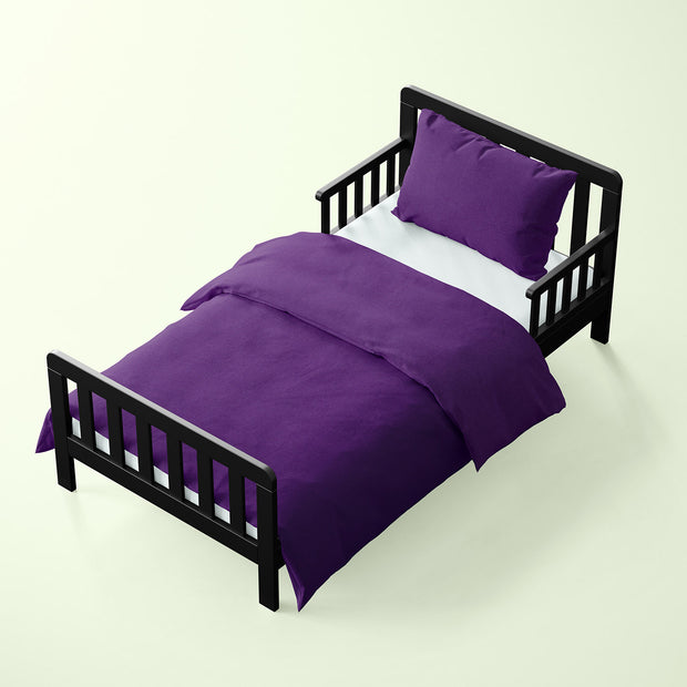 Cretonne fabric Unicolour Aubergine