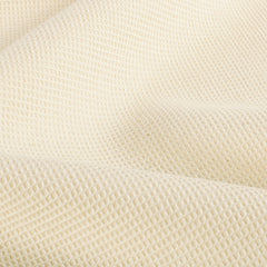 Waffle piqué Unicolour Ivory