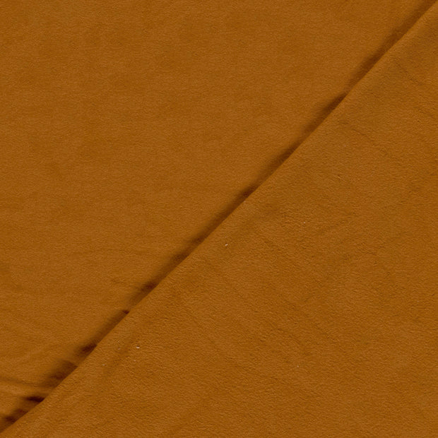 Katoen Fleece stof Effen brushed 