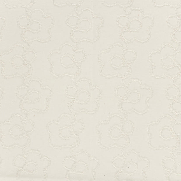 Heavy Knit fabrik Wollweiß matt 