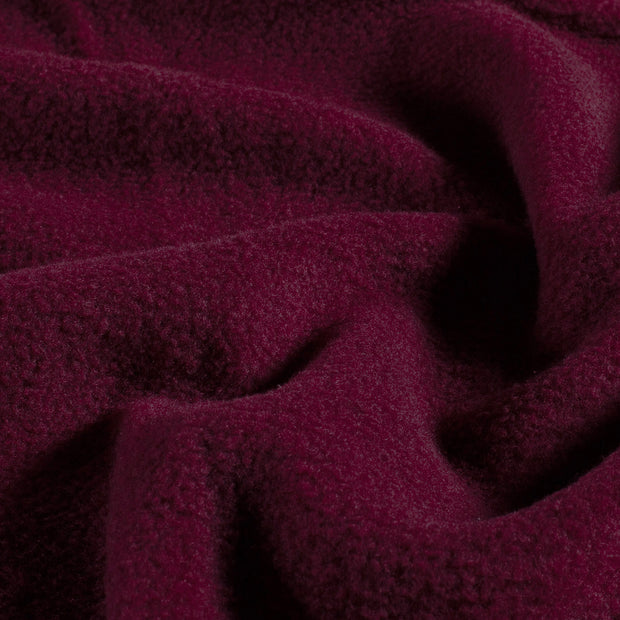 Fleece fabric Unicolour Magenta