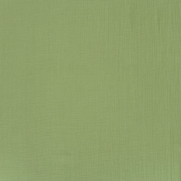 Muslin fabric Lime Green matte 