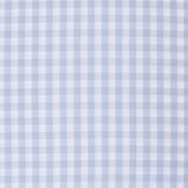 Cotton Poplin Yarn Dyed fabric Baby Blue matte 