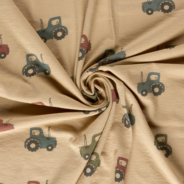 Terry Crepe fabric Beige 