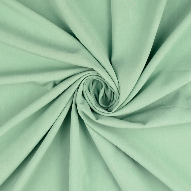 Viscosa Poplin tela Menta oscura 