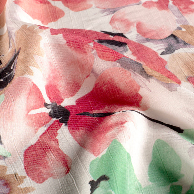  fabric Abstract Red