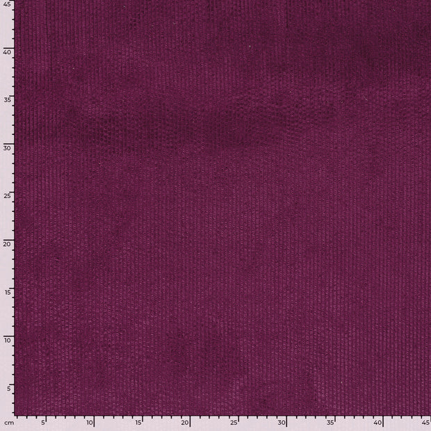 Corduroy 4.5w fabric Unicolour Wine red