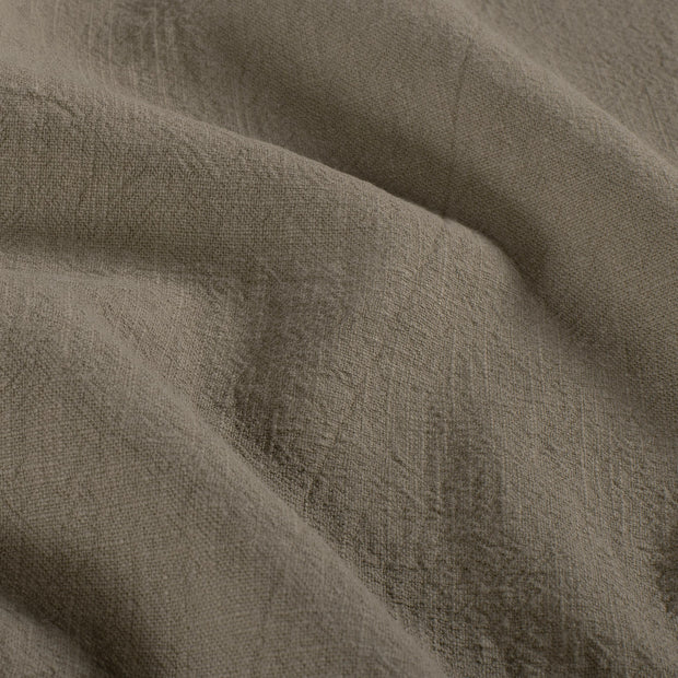 Lino tela Unicolor Verde oliva