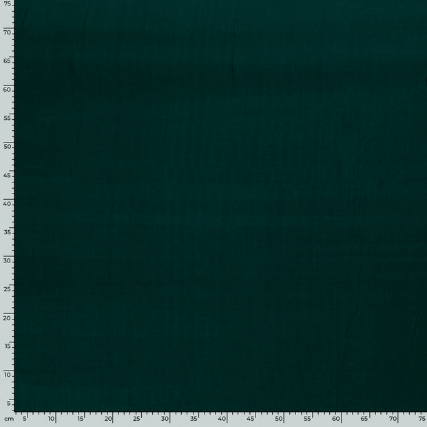 Viscose Satin fabrik Uni Petrol