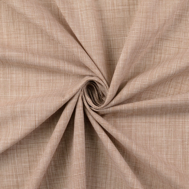 Katoen Poplin stof Beige 