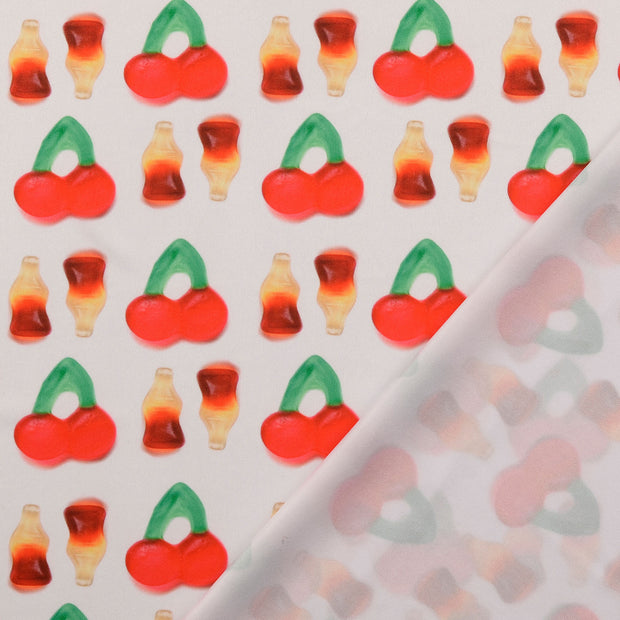 Jersey de Polyester tissu Multicolore imprimé numérique 