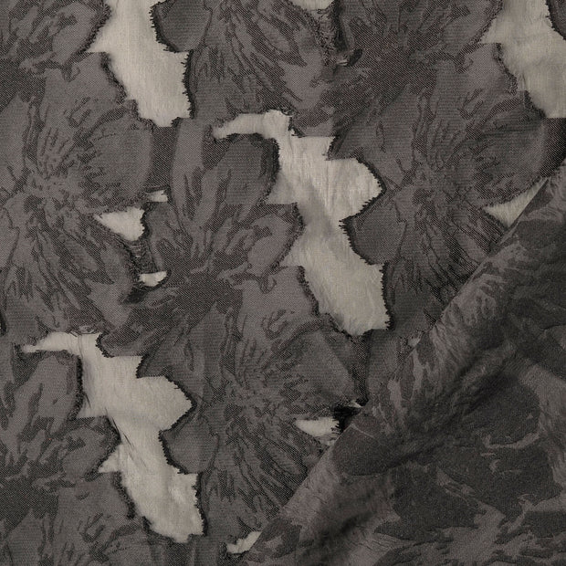 Jacquard fabric Black jacquard 