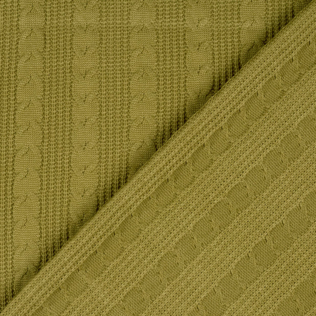Heavy Knit fabric Unicolour yarn dyed 