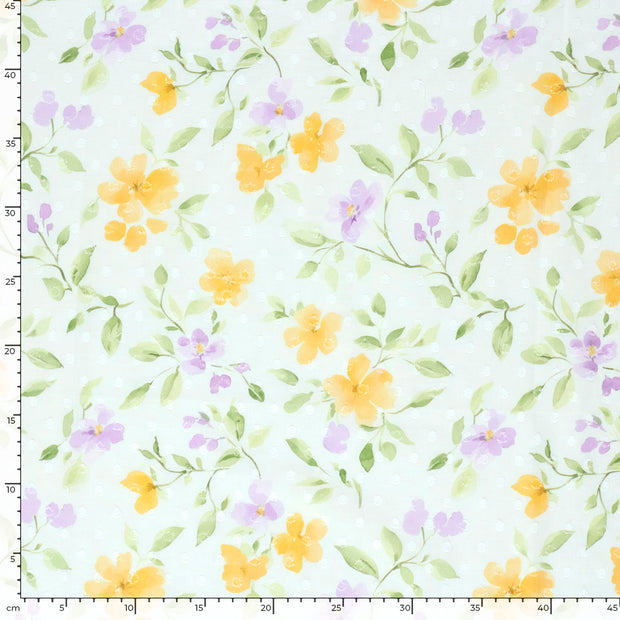  fabric Flowers Orange