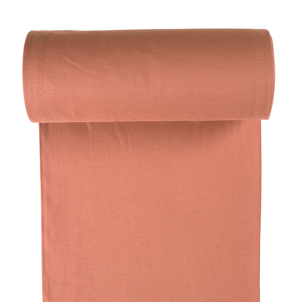 Bordas GOTS organic tela Rosa antiguo mate 