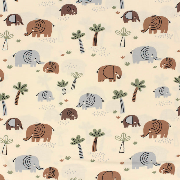 Baumwolle Jersey fabrik Beige weich 