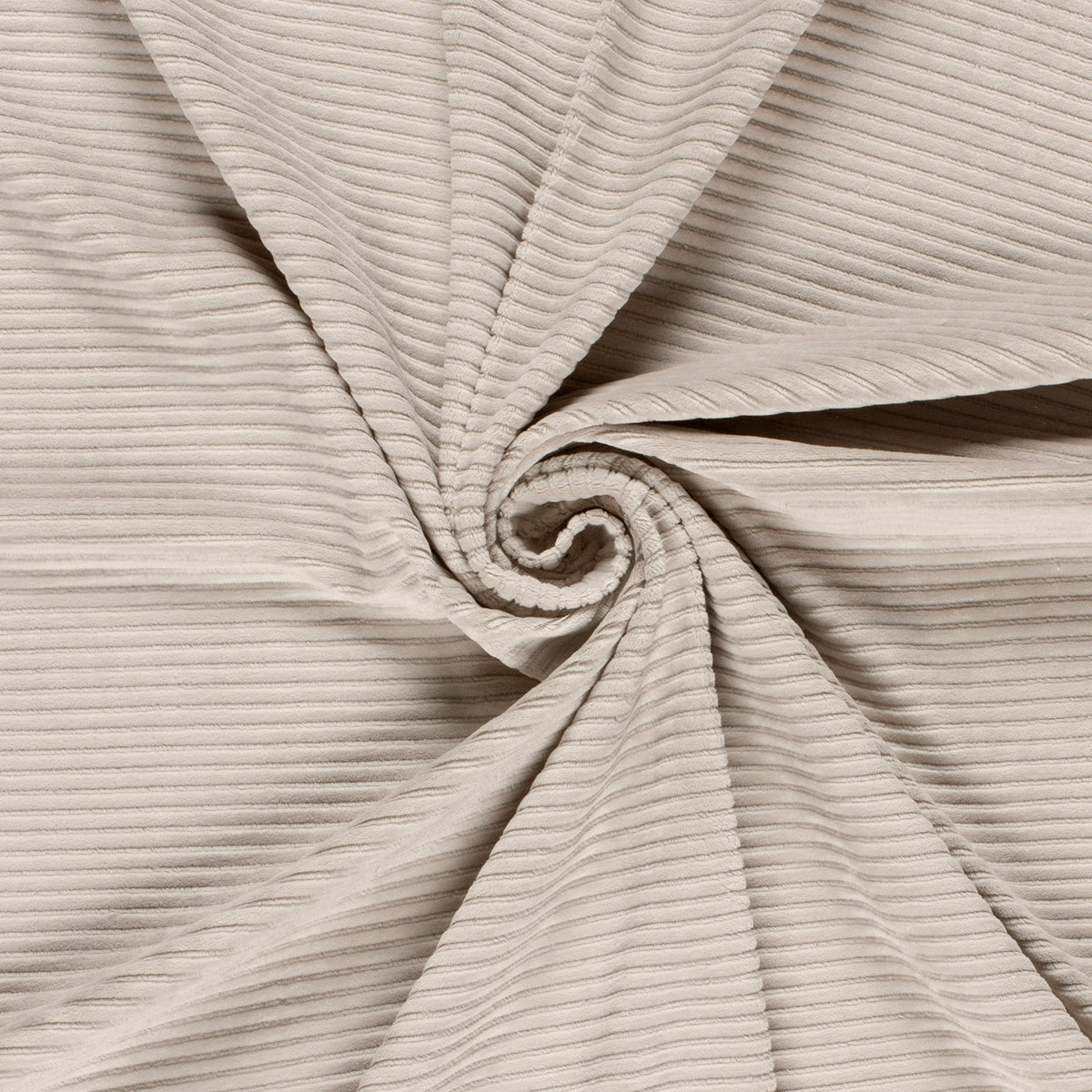 Beige Rib Velour Nicky Velours Rib fabric Unicolour Beige | Wholesale fabrics ...