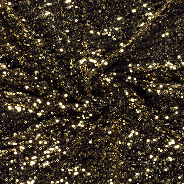 Velvet fabric Silver Sequins 