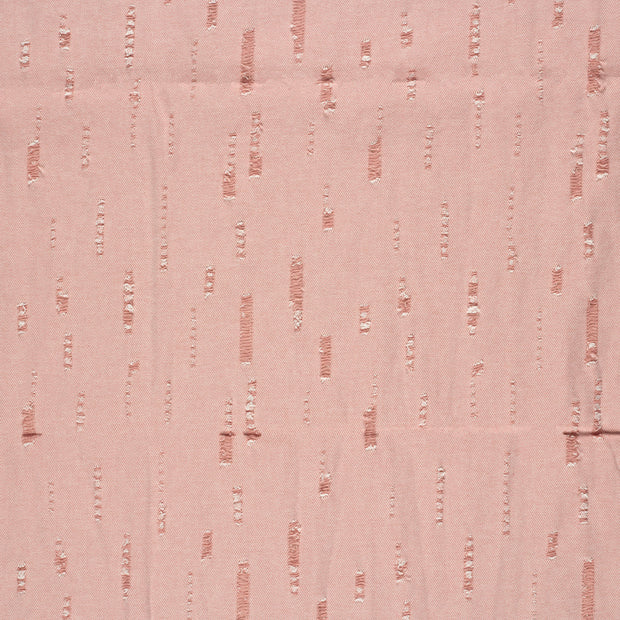 Denim stof Roze mat 