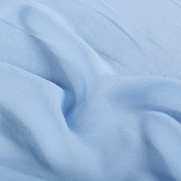 Chiffon fabric Unicolour Baby Blue