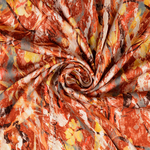 Viscose Satin fabrik Bronze 