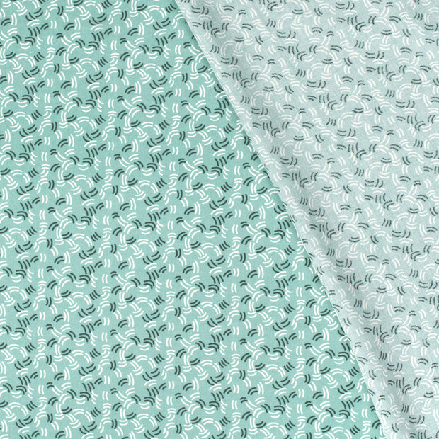 Viscose Poplin fabric Abstract printed 