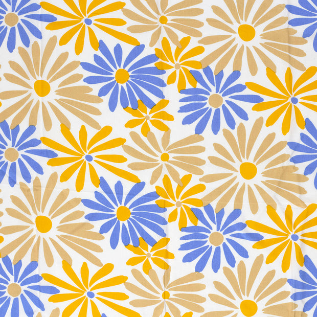 Bamboo Poplin fabric Yellow matte 