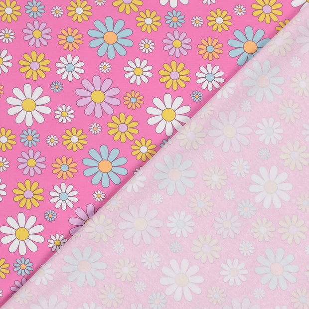 Cotton Jersey fabric Flowers printed 
