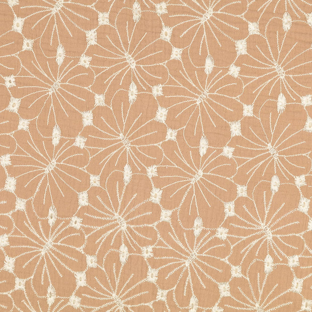 Muslin fabric Beige 
